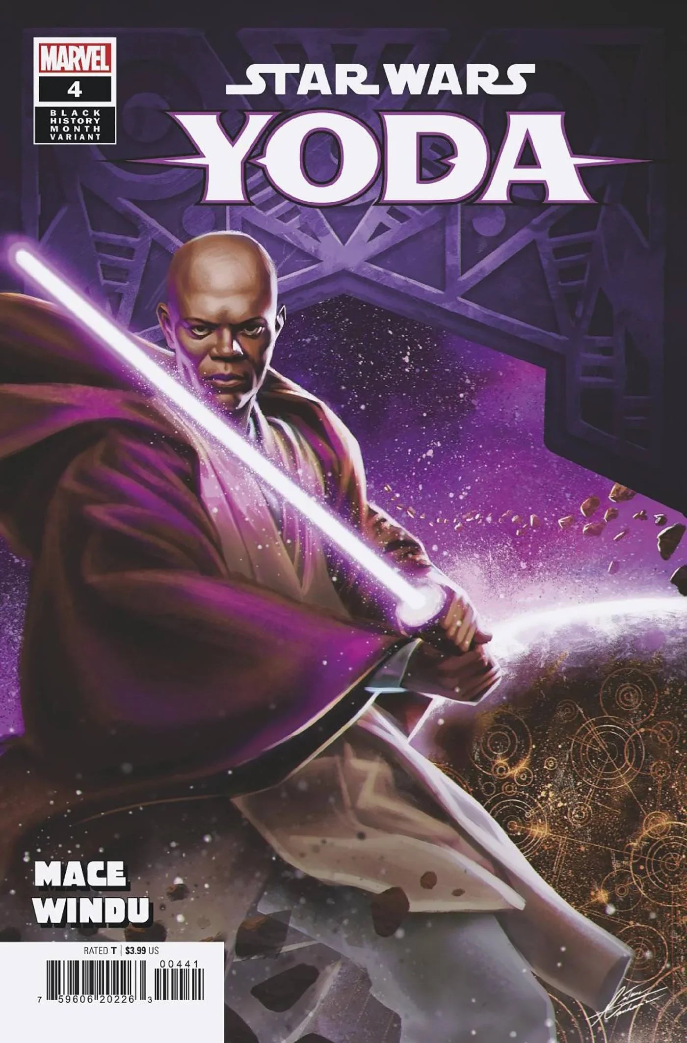 Star Wars Yoda #4 Manhanini Black History Month Var (02/22/2023)