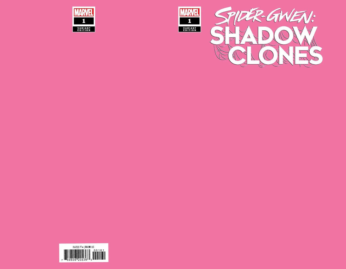 Spider-Gwen Shadow Clones #1 - Pink Blank Variant