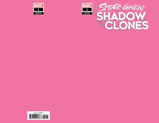 Spider-Gwen Shadow Clones #1 - Pink Blank Variant