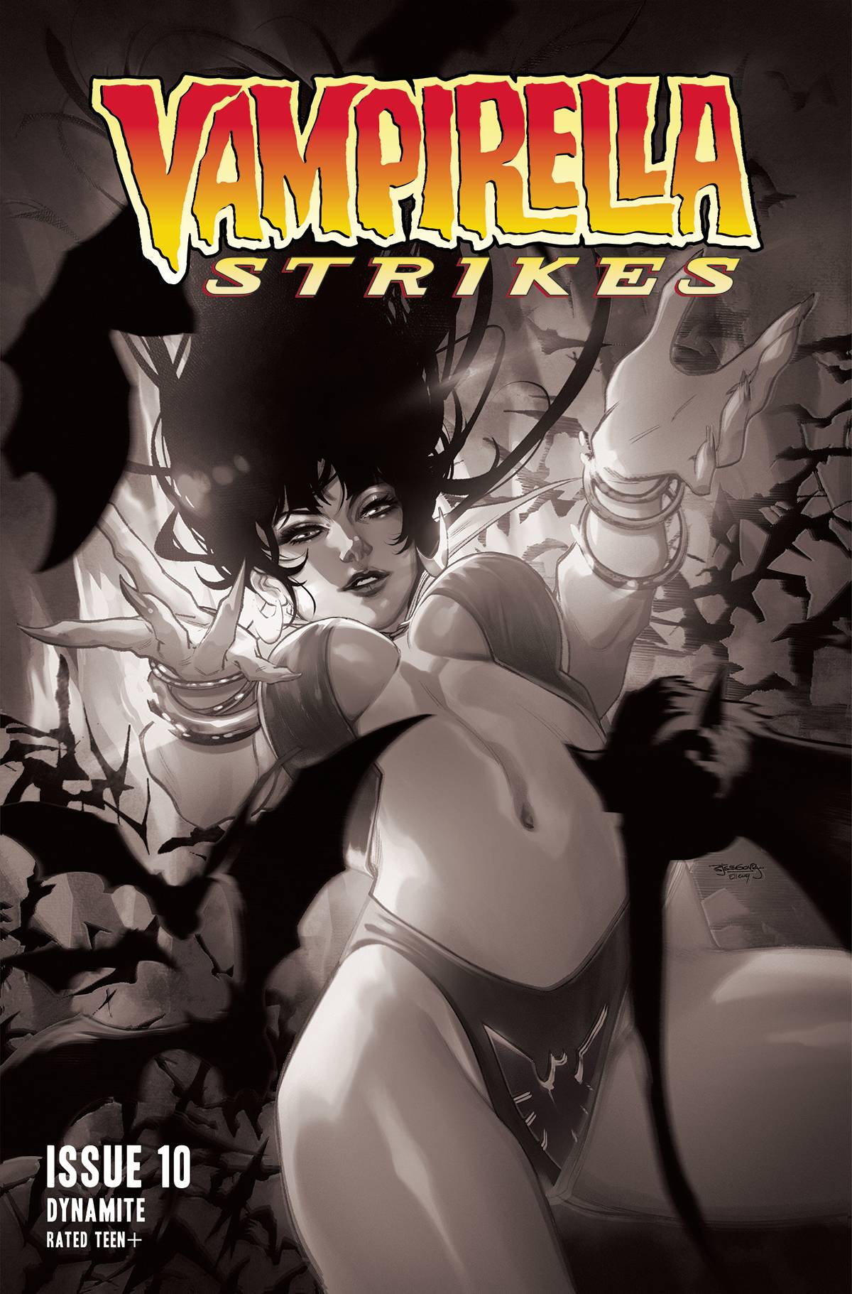 Vampirella Strikes #10 Cvr H 20 Copy Incv Segovia B&W (02/22/2023)
