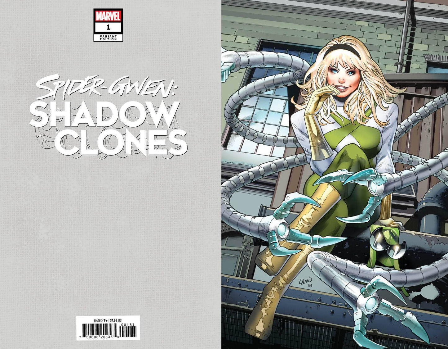 Spider-Gwen Shadow Clones #1 100 Copy Incv Land Virgin Var (3/1/2023)