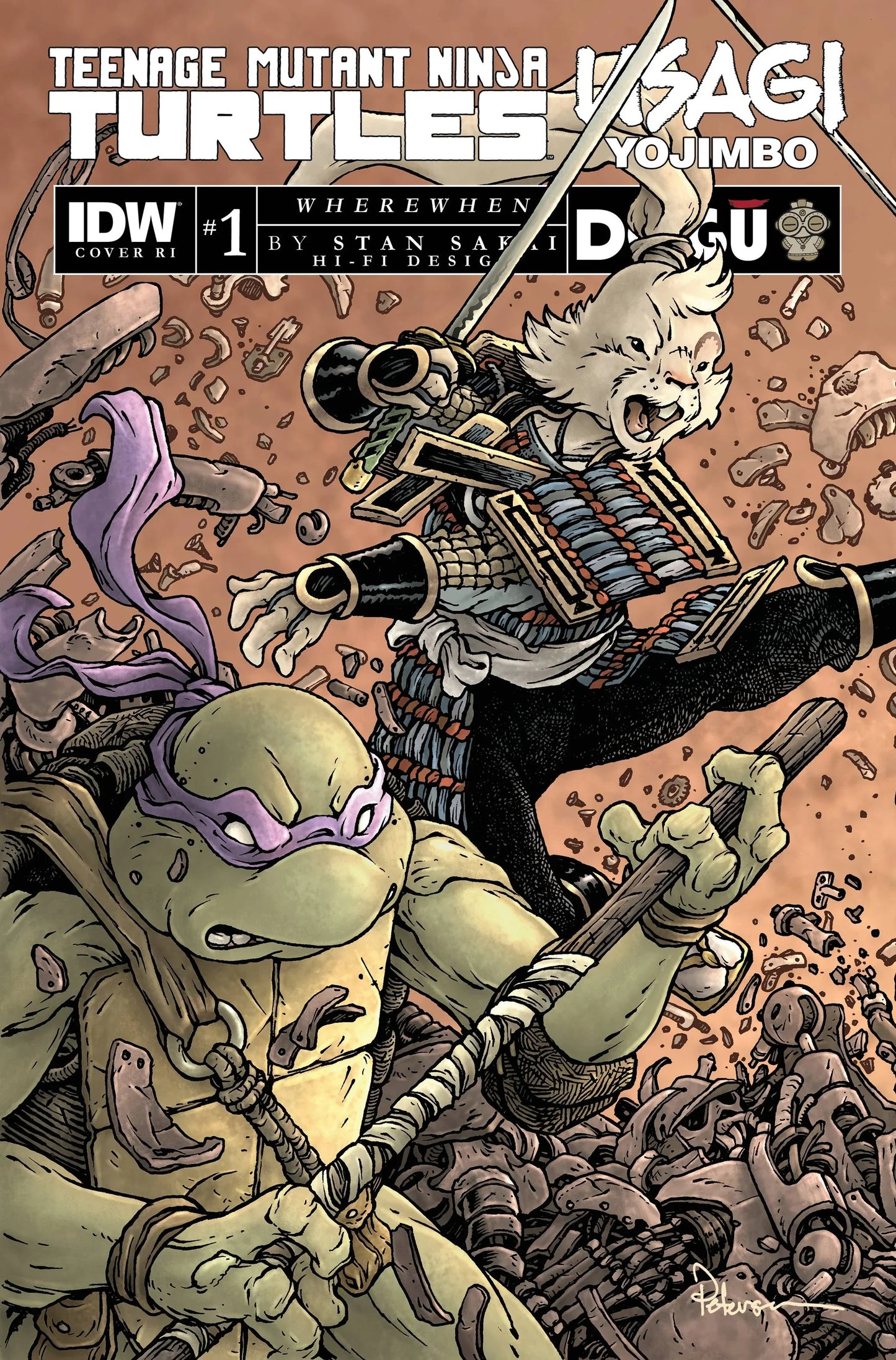 Tmnt Usagi Yojimbo Wherewhen #1 Cvr F 50 Copy Incv Tbd (04/12/2023)