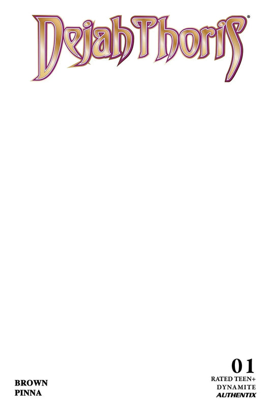 Dejah Thoris (2023) #1 Cvr H Blank Authentix (03/08/2023)