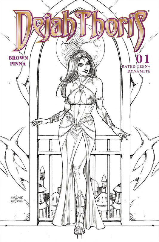 Dejah Thoris (2023) #1 Cvr J 15 Copy Incv Linsner Line Art (03/08/2023)