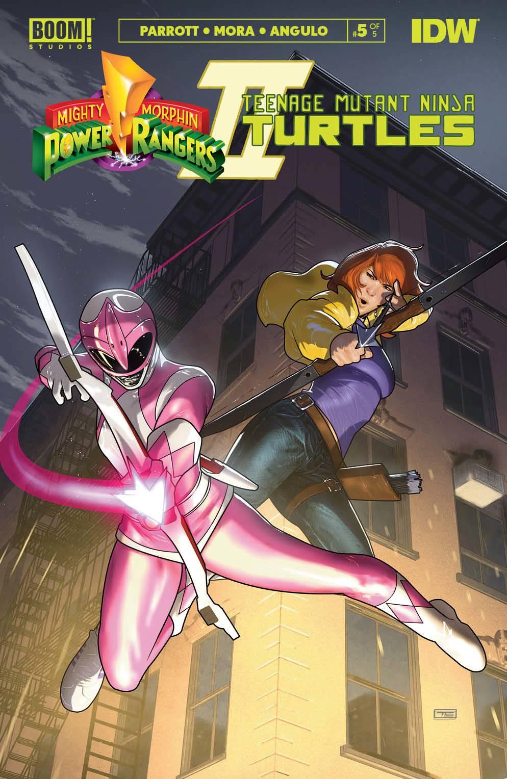 Mmpr Tmnt Ii #5 (Of 5) Cvr E Cardstock Var Clarke (05/03/2023)