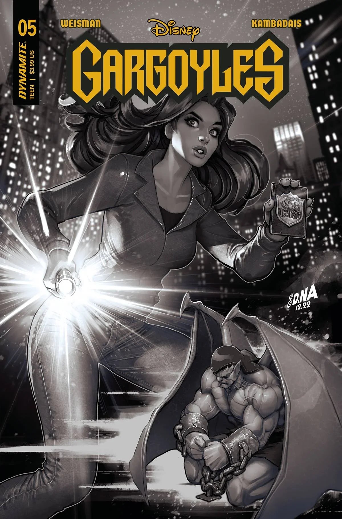 Gargoyles #5 Cvr I 15 Copy Incv Nakayama B&W (04/26/2023)