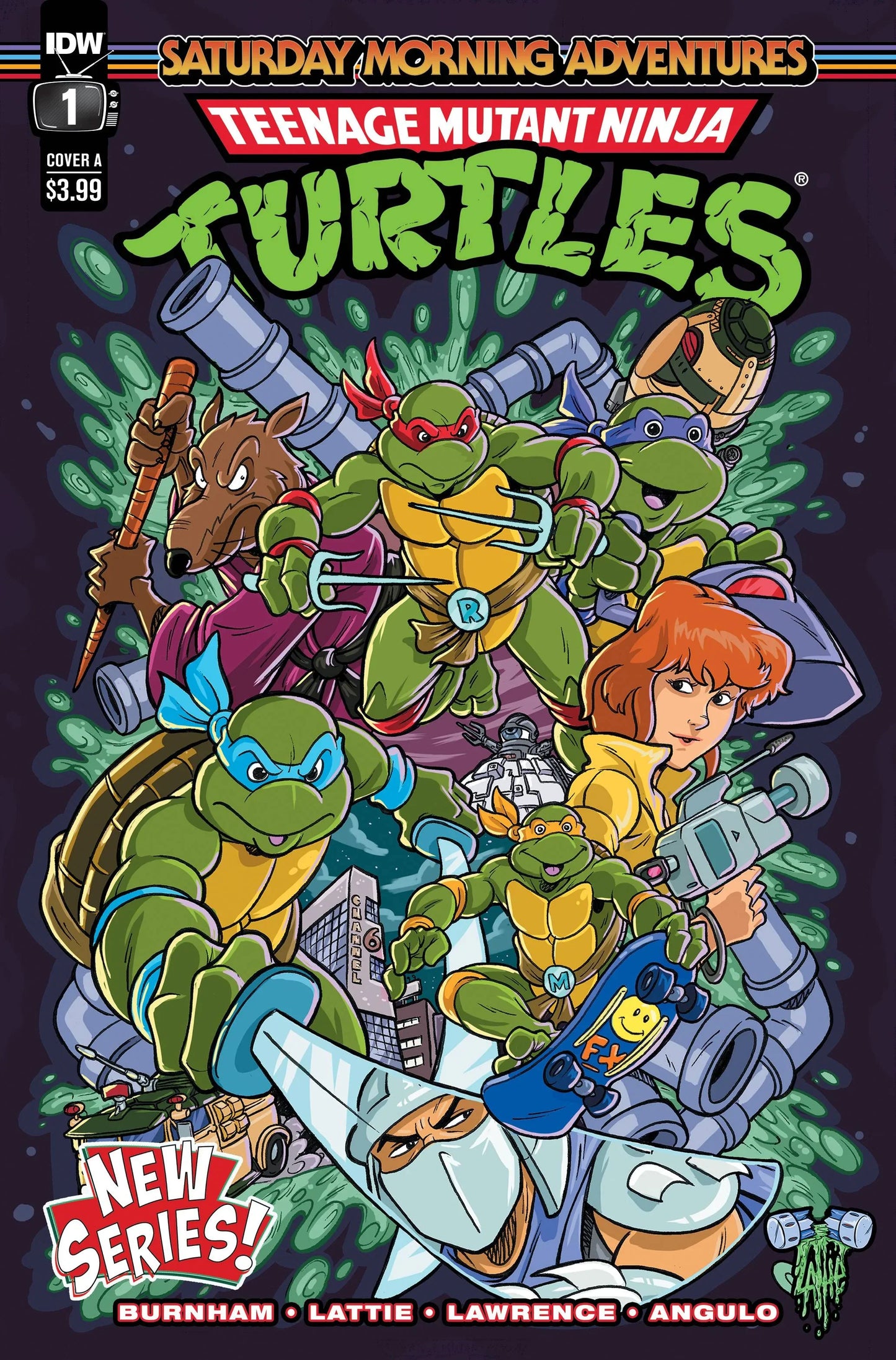 Teenage Mutant Ninja Turtles Saturday Morning Adventure Continued #1 Cover A Lattie (05/31/2023)