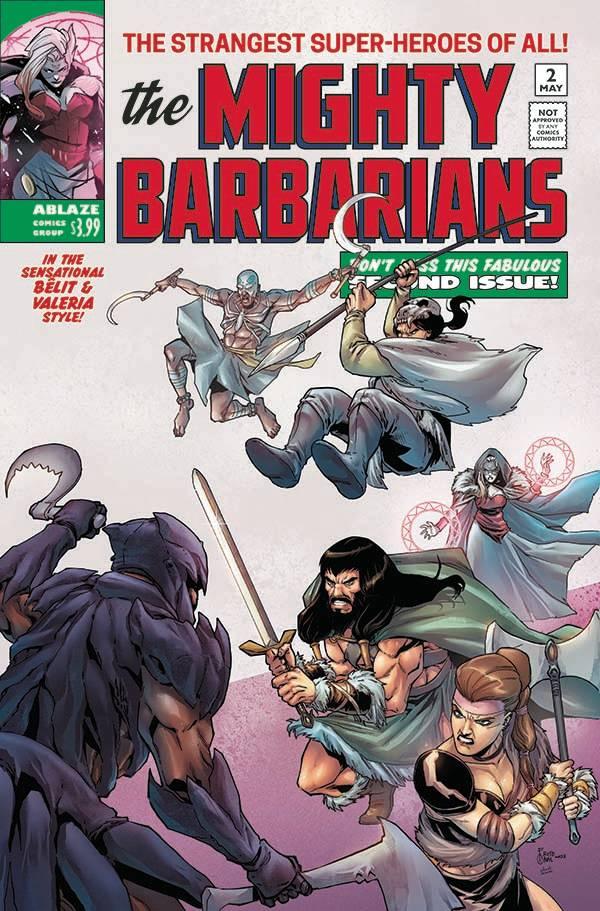 Mighty Barbarians #2 Cvr D Casas Homage (Mr) (05/17/2023)