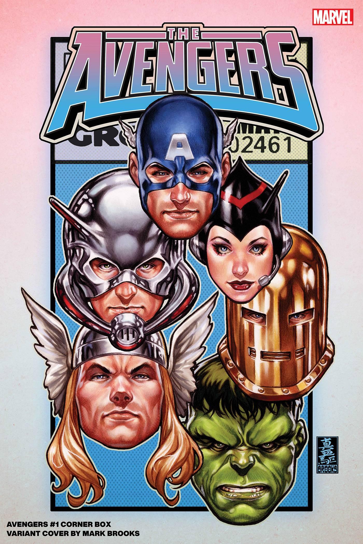 Avengers #1 Brooks - Corner Box Var (05/17/2023)