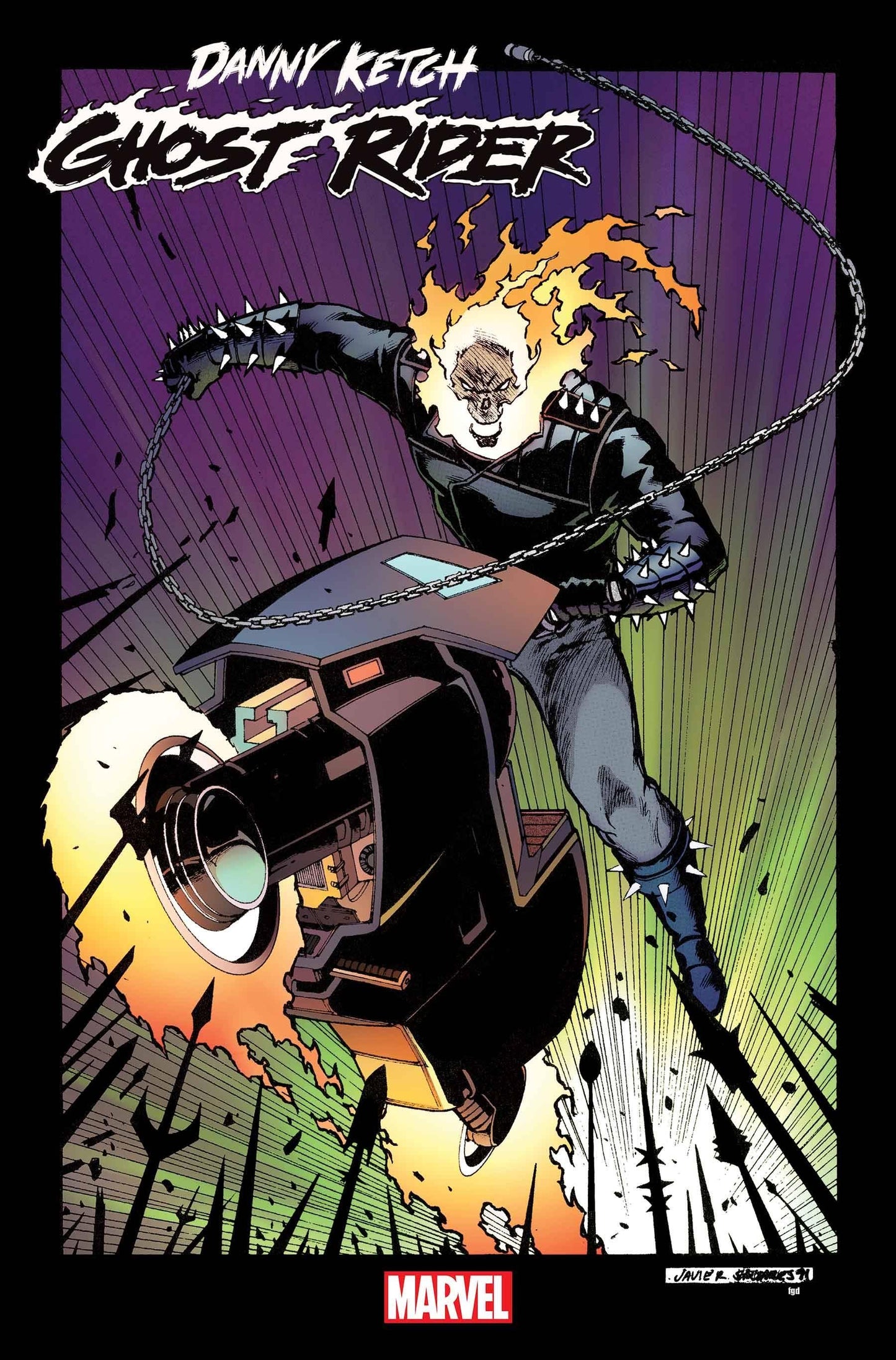 Danny Ketch Ghost Rider #1 (Of 5) 50 Copy Incv Javier Saltar (05/17/2023)