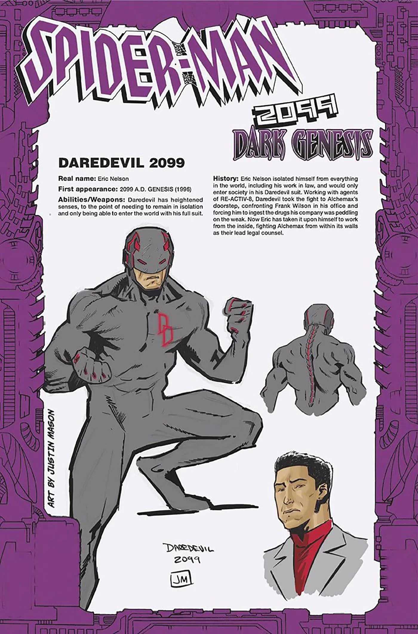 Spider-Man 2099 Dark Genesis #3 - 1:25 Mason