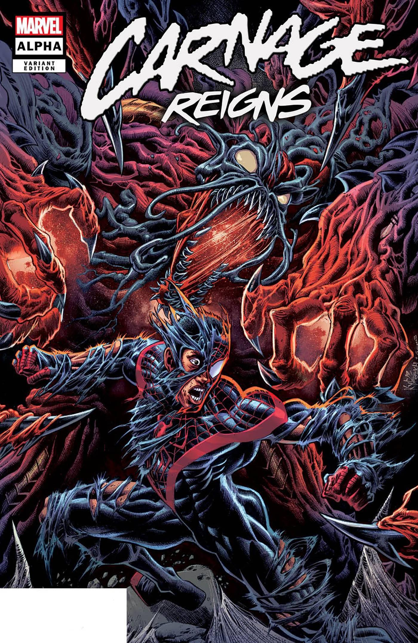 Carnage Reigns Alpha #1 25 Copy Incv Kyle Hotz Var (05/03/2023)