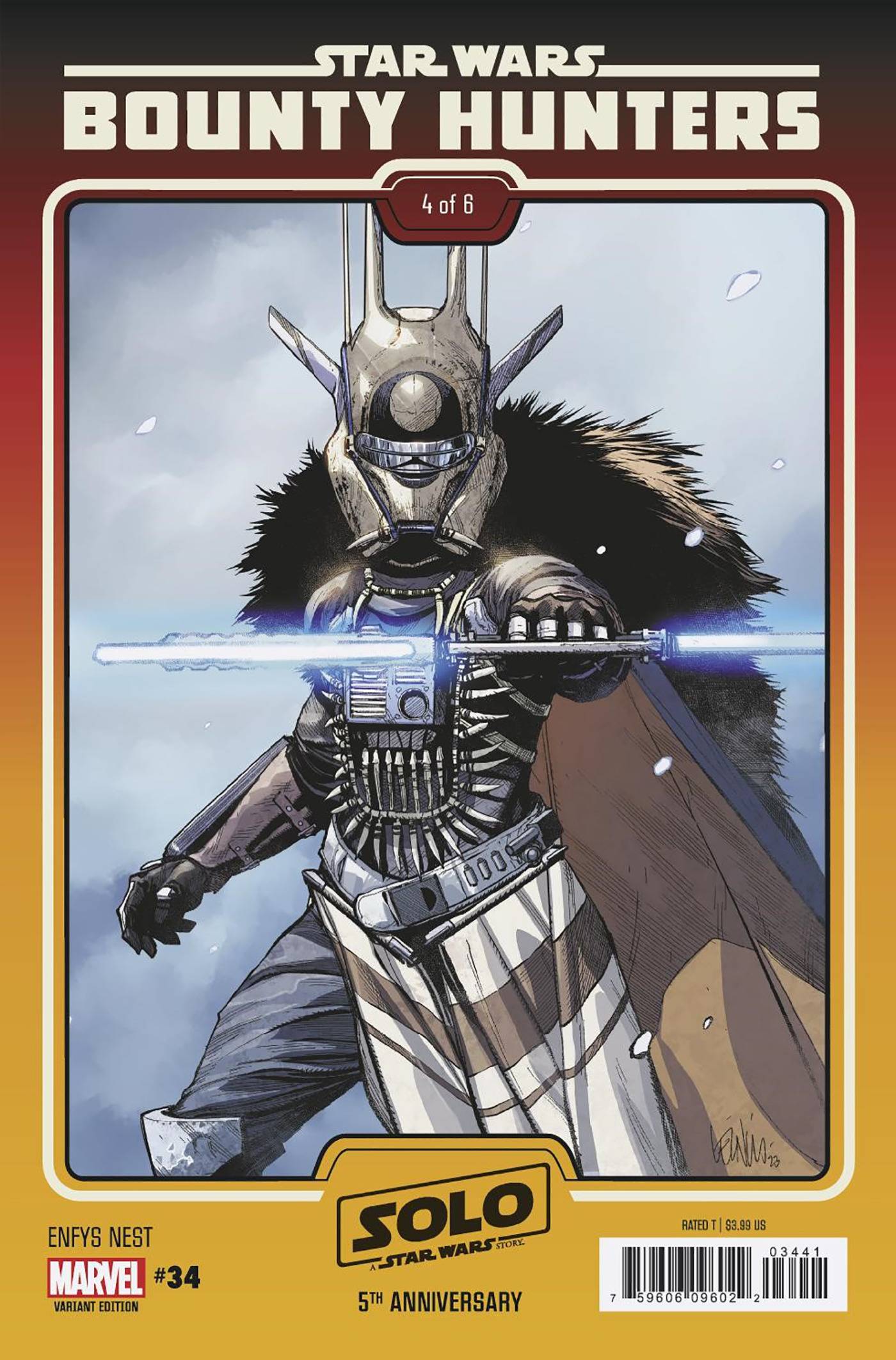 Star Wars Bounty Hunters #34 Yu Enfys Nest Solo 5Th Ann Movi (05/17/2023)