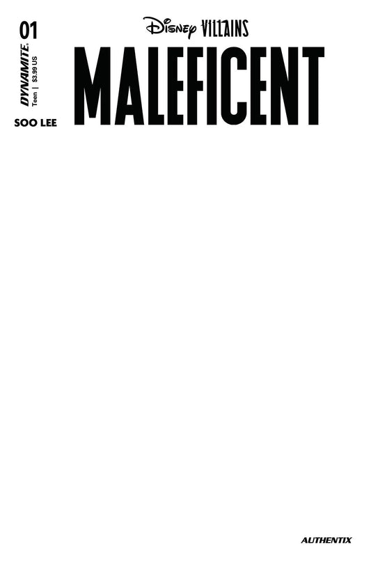 Disney Villains Maleficent #1 Cvr F Blank Authentix (05/17/2023)