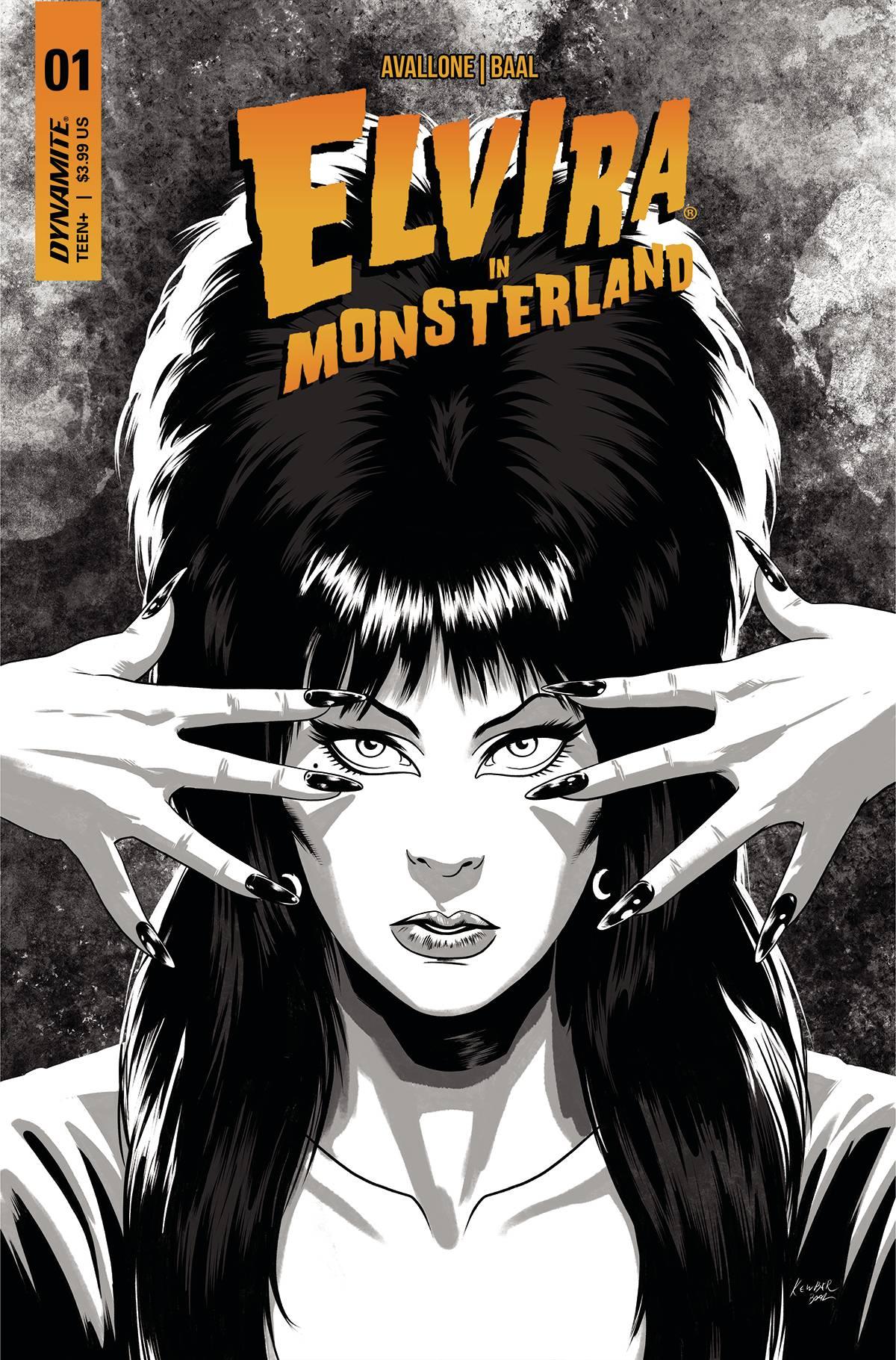 Elvira In Monsterland #1 Cvr F 10 Copy Baal B&W (05/17/2023)