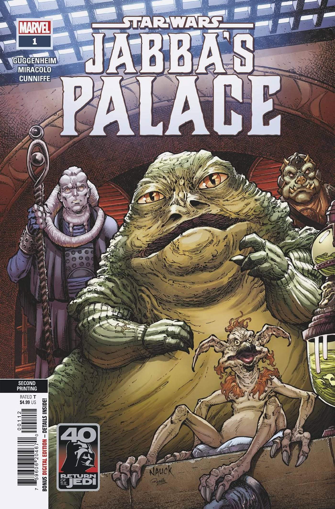 Star Wars Return Of Jedi Jabbas Palace #1 - 2nd Ptg Nauck Var (05/10/2023)