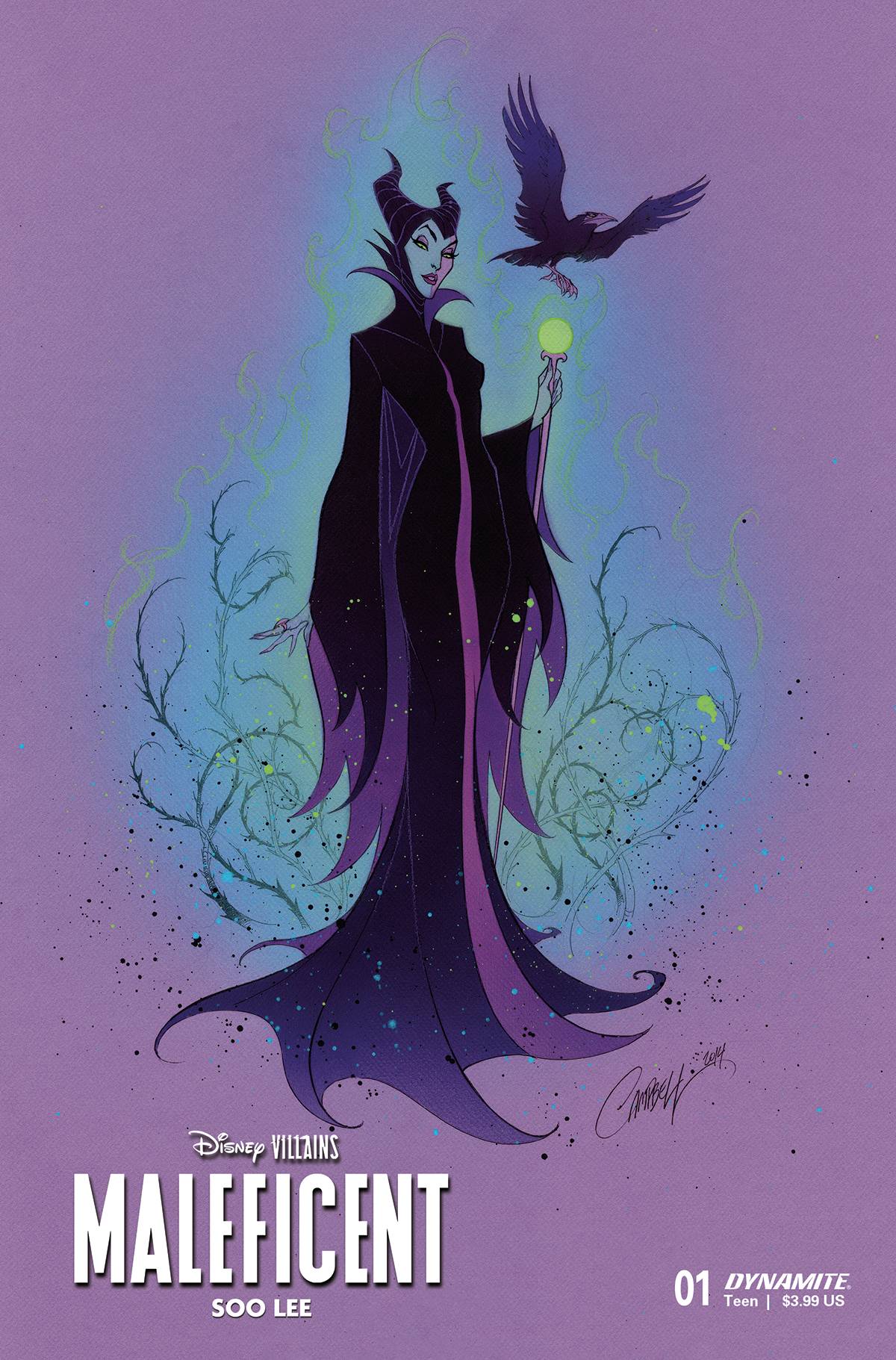 Disney Villains Maleficent #1 Cvr V FOC Campbell Original (05/17/2023)