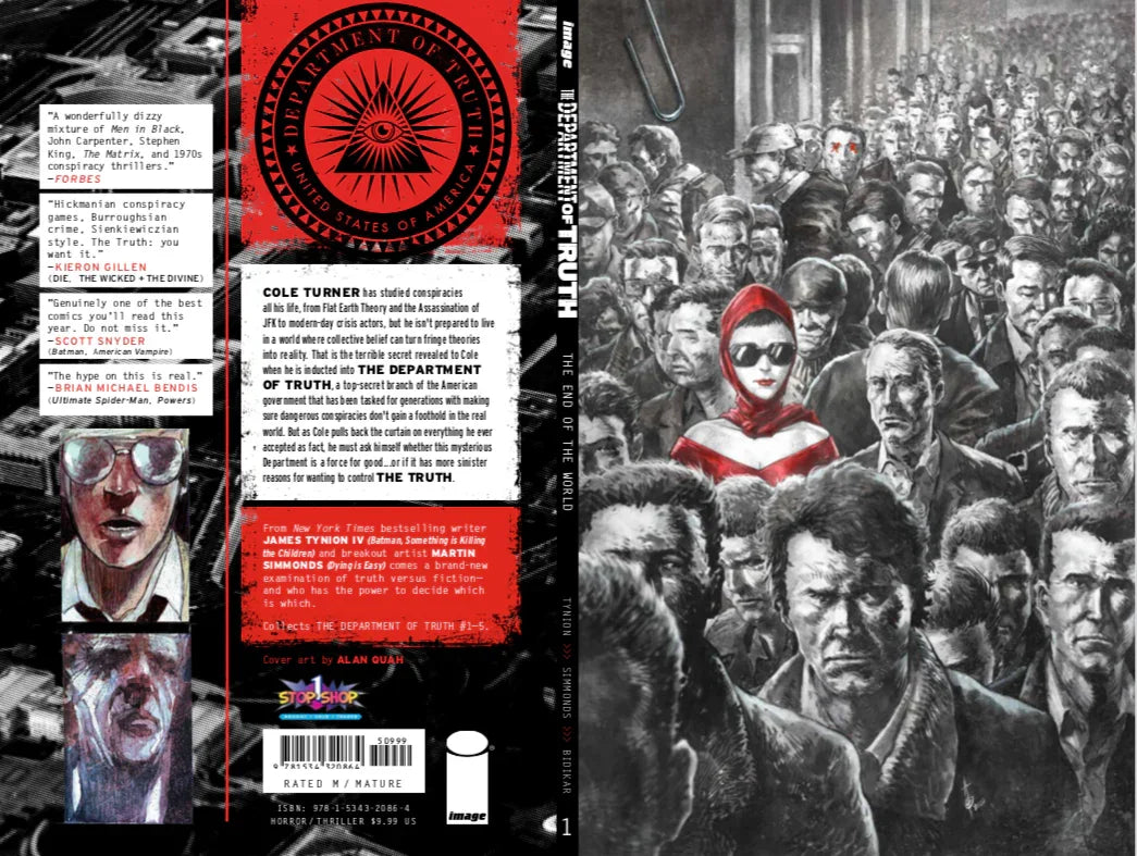The One Stop Shop Comics & Games Department Of Truth TP Vol 01 Alan Quah Exclusive Variant IMAGE COMICS