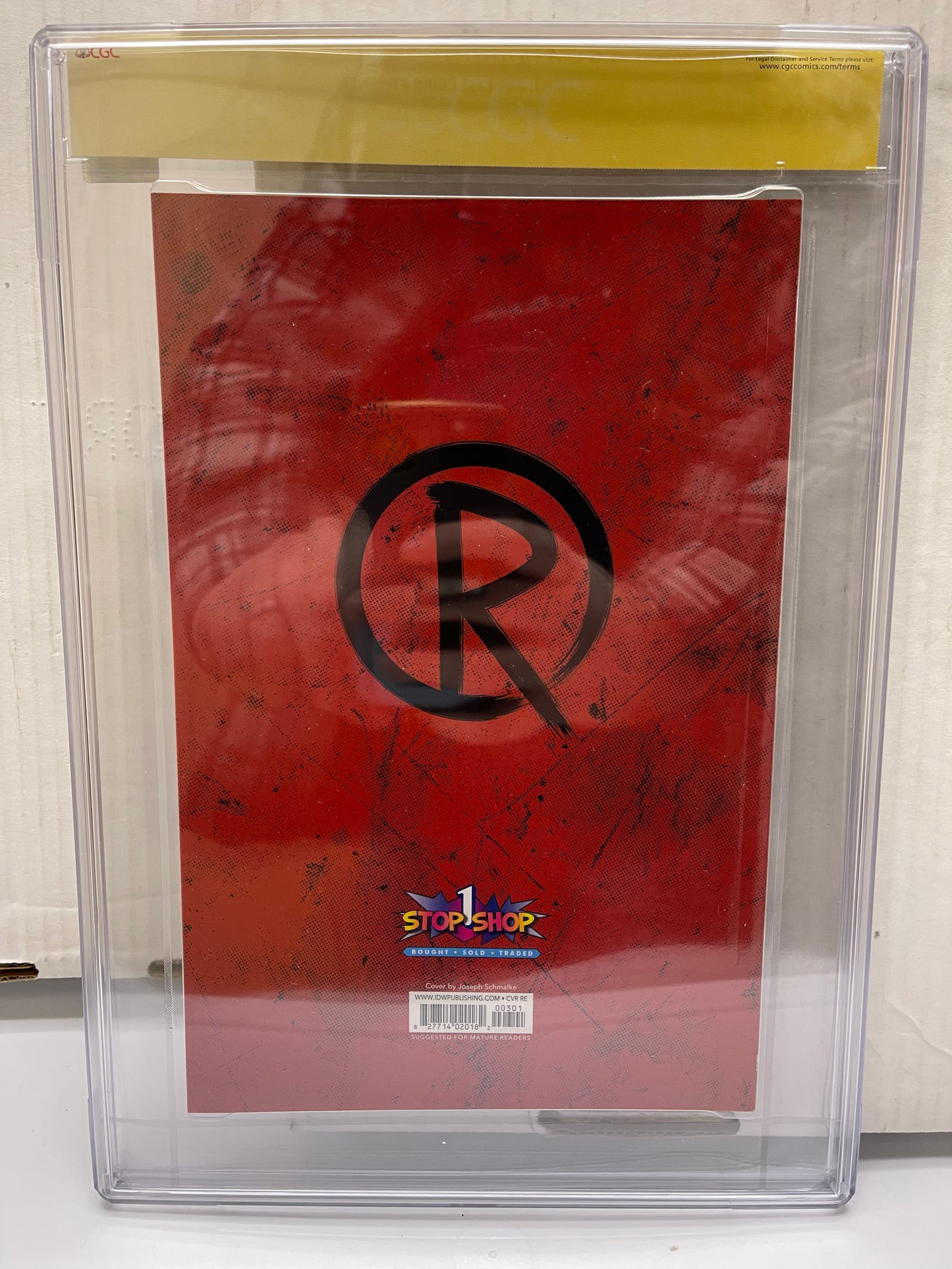 TMNT The Last Ronin #1 Joseph Schmalke Exclusive Variant - CGC Signature Series 9.8 (Signed by Eastman/Schmalke/Bishop/Waltz) -