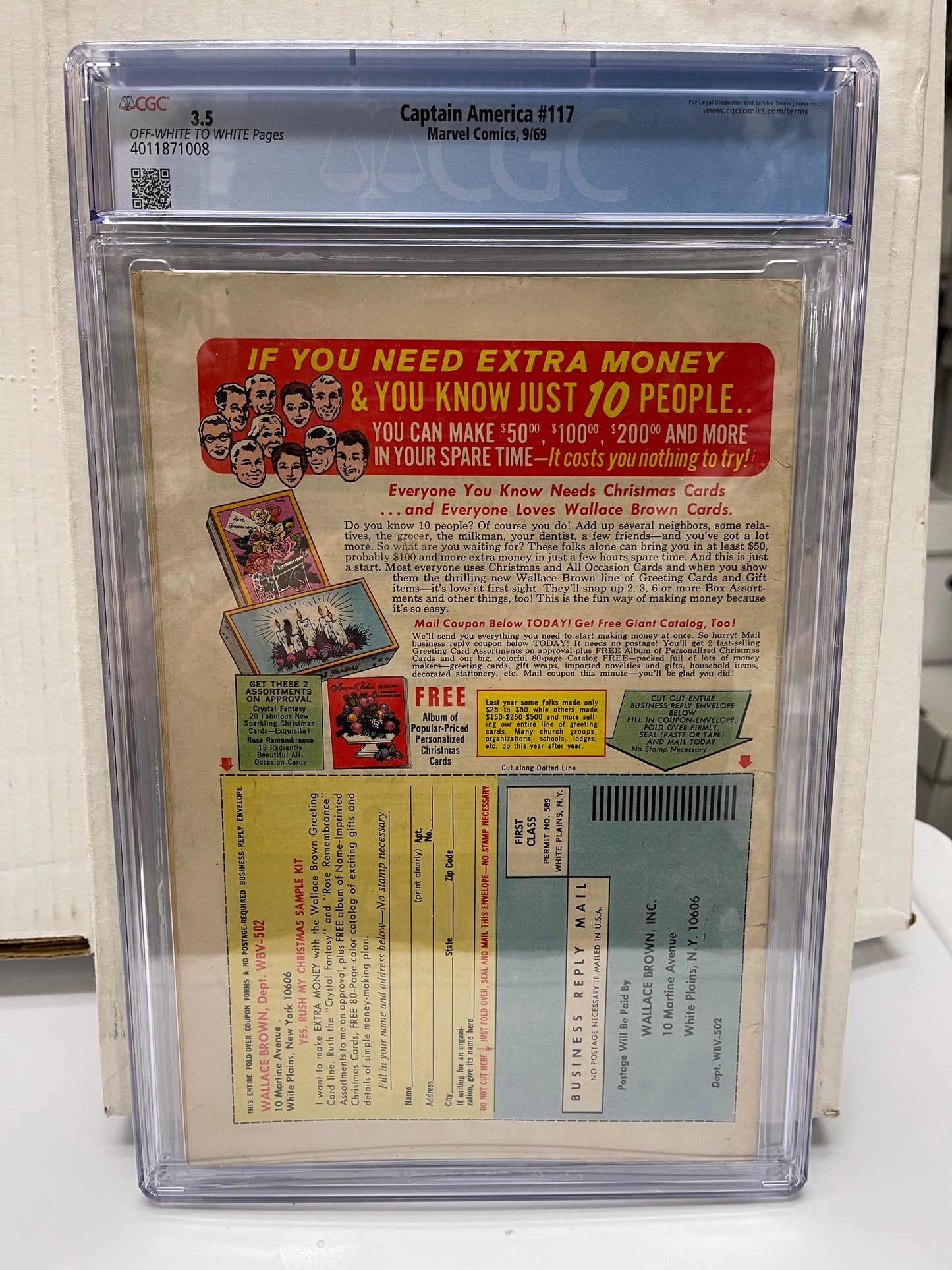 Captain America #117 - 1st Appearance Falcon - CGC Graded - 3.5 - 3.5 - 3.5 - 3.5 - 3.5 - 3.5 - 3.5 - 3.5 - 3.5 - 3.5 - 3.5 - 3.