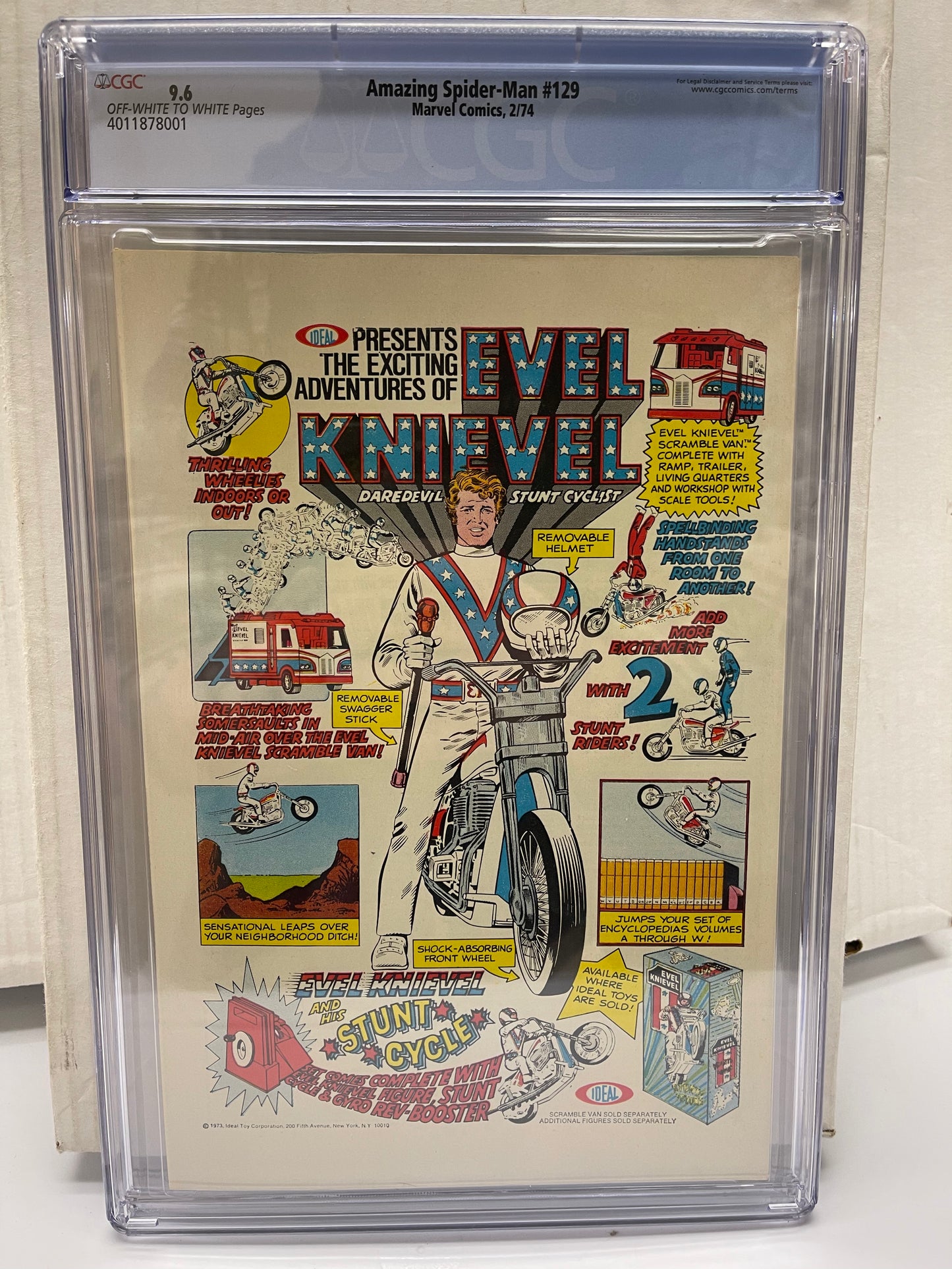 Amazing Spider-Man #129 - 1st App. The Punisher CGC Graded - 9.6 - 9.6 - 9.6 - 9.6 - 9.6 - 9.6 - 9.6 - 9.6 - 9.6 - 9.6 - 9.6 - 9