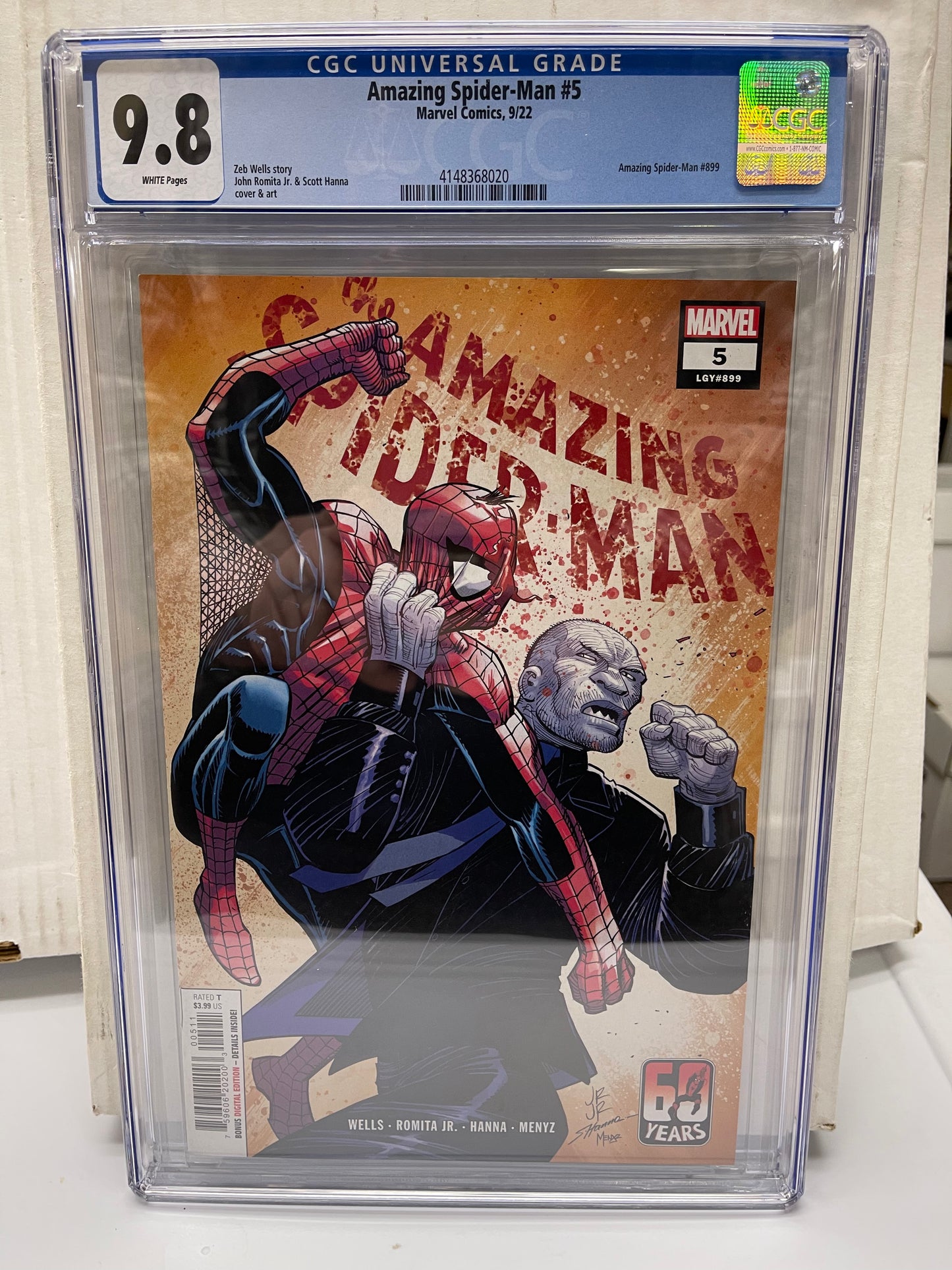 Amazing Spider-Man #5 (Vol. 6) - CGC Graded - 9.8 - 9.8 - 9.8 - 9.8 - 9.8 - 9.8 - 9.8 - 9.8 - 9.8 - 9.8 - 9.8 - 9.8 - 9.8 - 9.8