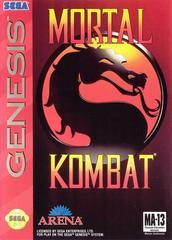 Mortal Kombat - (Game Only) (Sega Genesis)