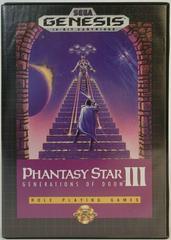 Phantasy Star III Generations of Doom - (Cosmetically Flawed Game Only) (Sega Genesis)