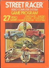 Street Racer [Text Label] - (Game Only) (Atari 2600)