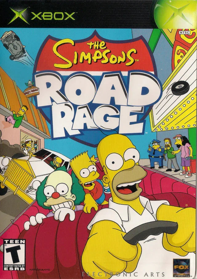 The Simpsons Road Rage - (Complete) (Xbox)
