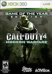 Call of Duty 4 Modern Warfare [Game of the Year] - (Incomplete) (Xbox 360)