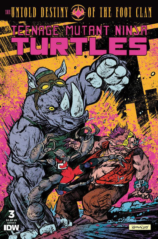 Teenage Mutant Ninja Turtles: The Untold Destiny Of The Foot Clan #3 - Variant B (Catalan)