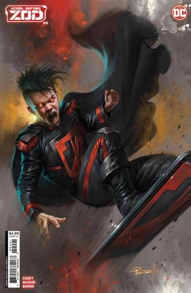 Kneel Before Zod #4 (Of 12) - Cover B Lucio Parrillo Card Stock Variant