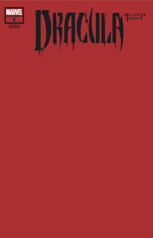Dracula Blood Hunt #1 (Of 3) - Blood Red Blank Variant