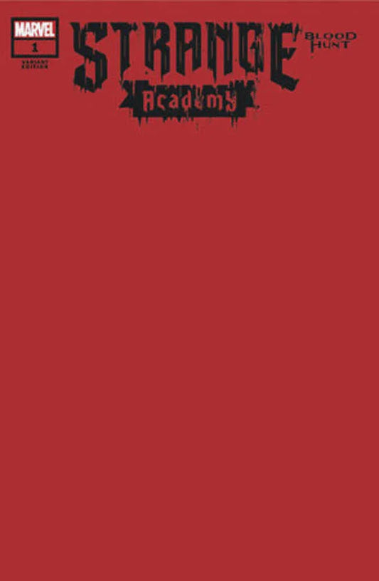 Strange Academy Blood Hunt #1 (Of 3) Blood Red Blank Variant