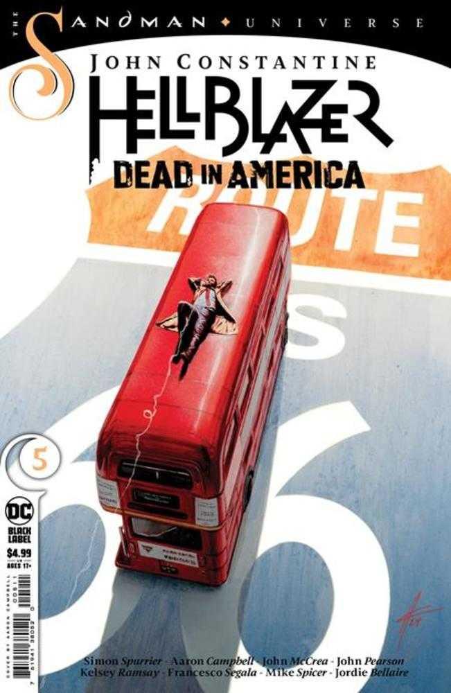 John Constantine Hellblazer Dead In America #5 - (Of 9) Cover A Aaron Campbell (Mature)