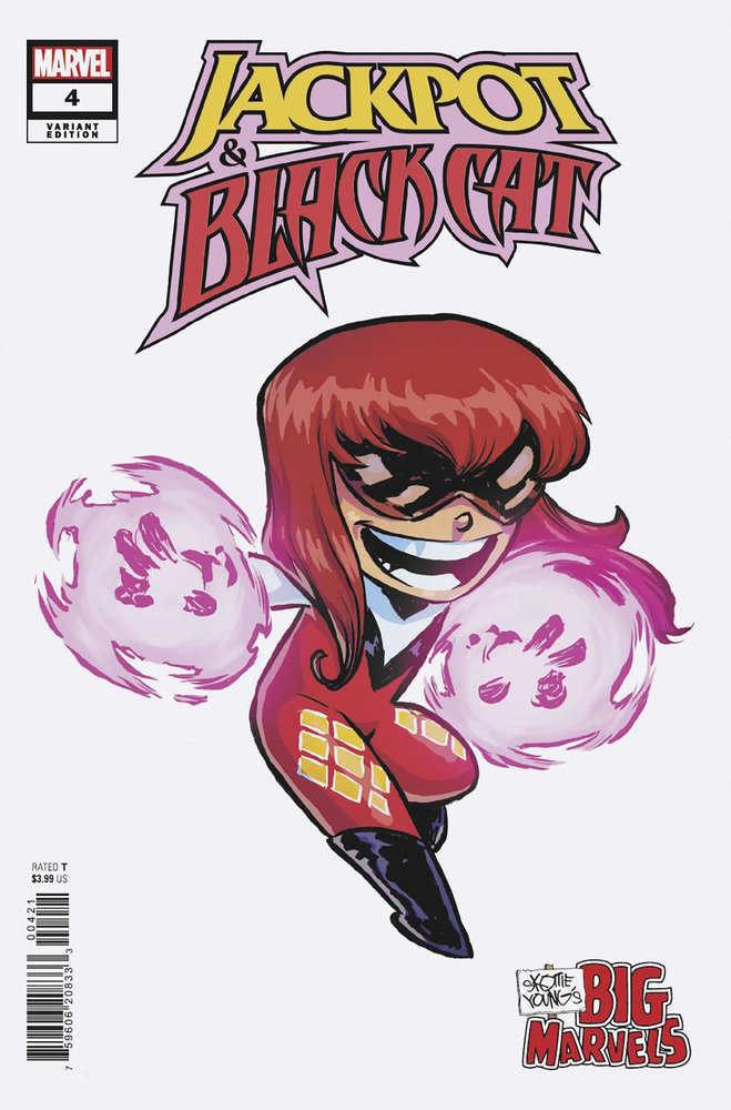 Jackpot Black Cat #4 Skottie Young Big Marvel Variant