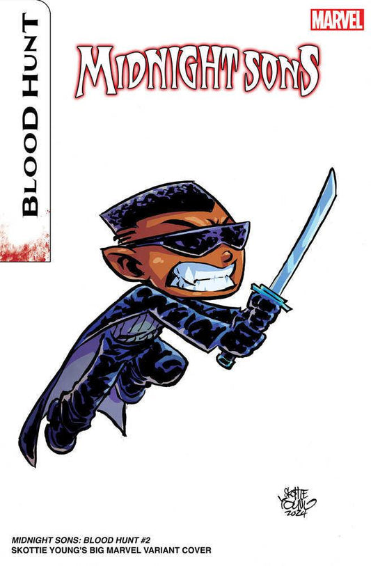 Midnight Sons Blood Hunt #2 (Of 3) Skottie Young Big Marvel