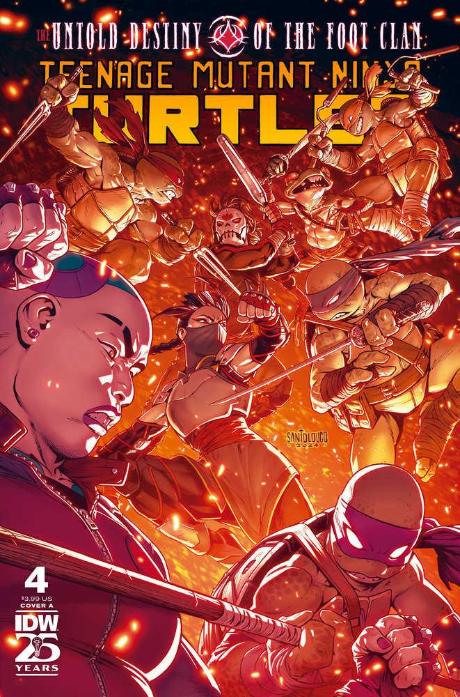 Teenage Mutant Ninja Turtles Untold Destiny Of Foot Clan #4 Cover A Santolouco