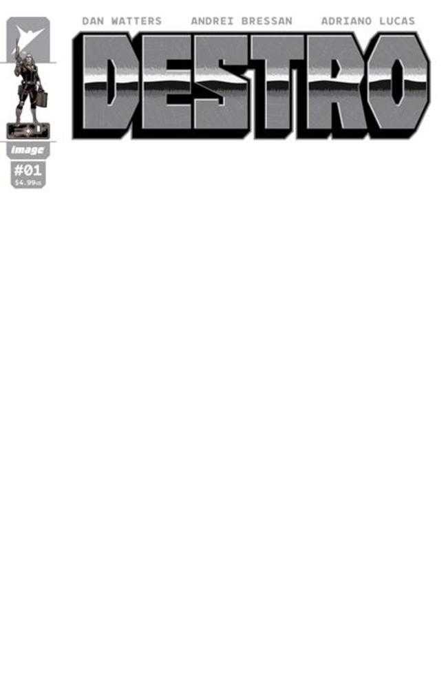 Destro #1 (Of 5) - Cover H Blank Sketch Variant