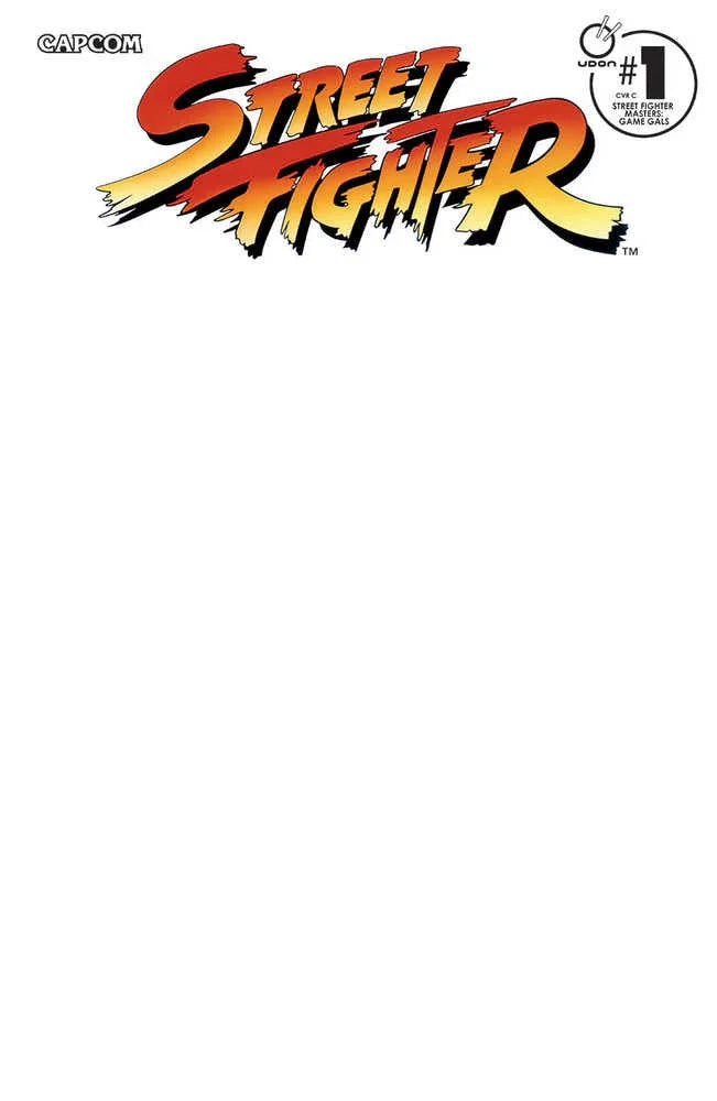 Street Fighter Masters Game Gals #1 - Cover C Blank Sketch