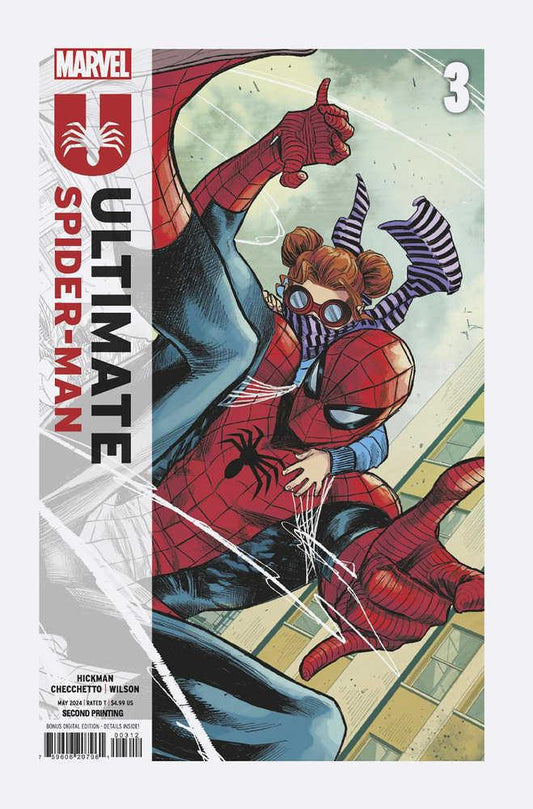 Ultimate Spider-Man #3 2nd Print Marco Checchetto Variant