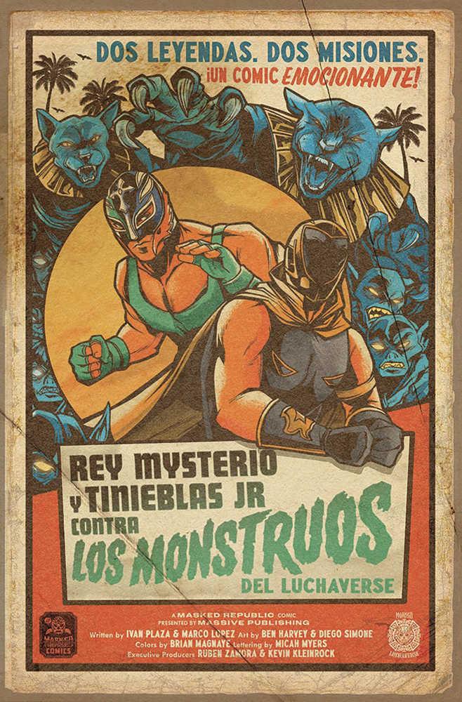 Luchaverse #1 Catalyst Cover H 25 Copy Variant Edition Poster Homage (Mature)