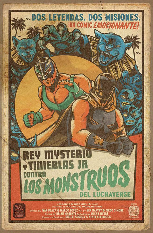 Luchaverse #1 Catalyst Cover H 25 Copy Variant Edition Poster Homage (Mature)