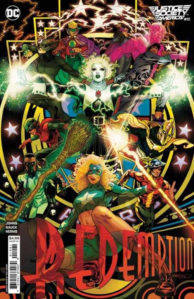 Justice Society Of America #12 (Of 12) - Cover B Tony Harris Card Stock Variant
