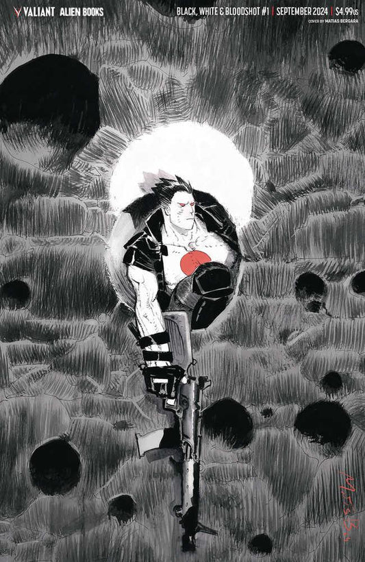 Black White & Bloodshot #1 (Of 4) - Cover G 10 Copy Variant Edition Bergara