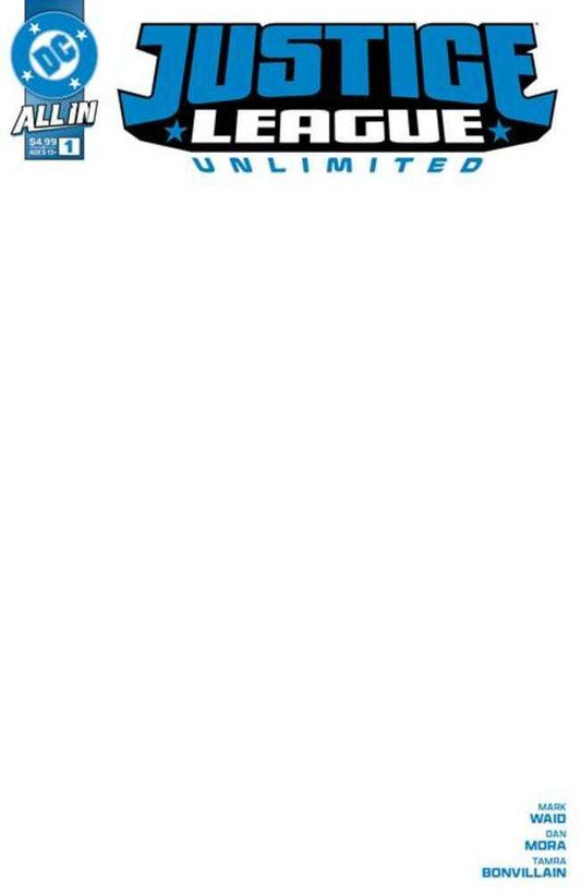 Justice League Unlimited #1 - Cover G Blank Card Stock Variant