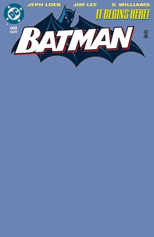 Batman #608 Facsimile Edition - Cover C Blue Blank Card Stock Variant