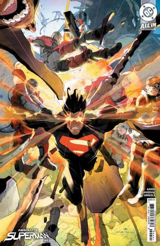 Absolute Superman #4 Cover D 1 in 25 - Keron Grant Card Stock Variant