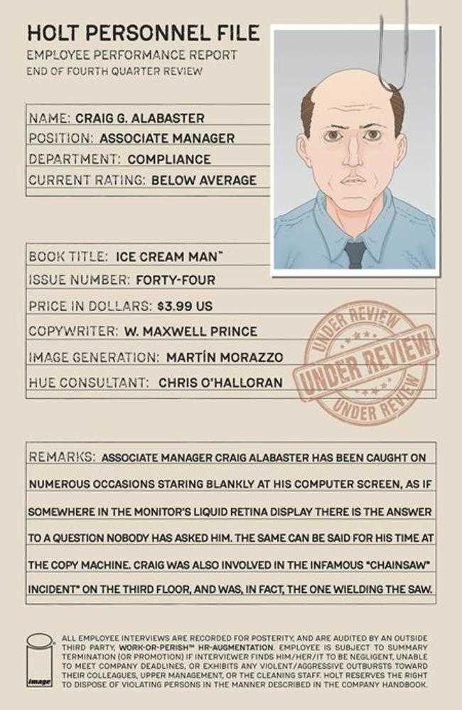 Ice Cream Man #44 - CVR A Morazzo & Ohalloran